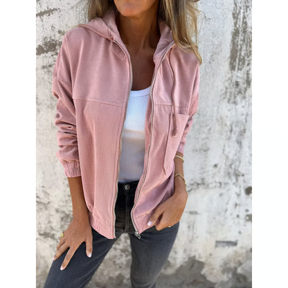 Nova™ | Corduroy jas met capuchon – Stijlvol & comfortabel